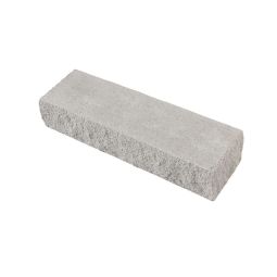 Lithonplus Gartenmauer Trento Mur Long white Mauerstein Modernes Längsformat, kugelgestrahlte Oberfläche