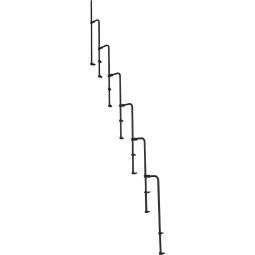 Minka zweites Geländer Twister mit pulverbeschichteten Metallteilen