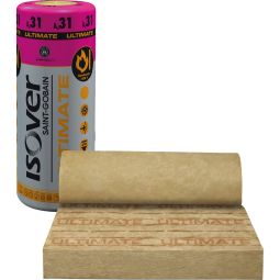 ISOVER Ultimate Klemmfilz ZKF-031 Brandschutz-Zwischensparren-Klemmfilz vlieskaschiert