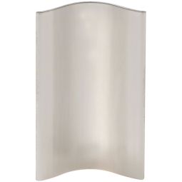 Schlüter-ECK-KHK E Verbinder Hohlkehlprofil Edelstahl V2A Zum nachträglichen Aufkleben an Innenecken von Fliesen- oder anderen Wandbelägen