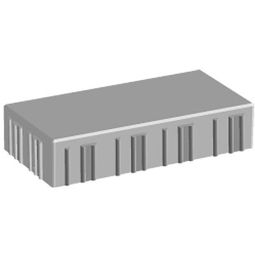 KANN Pflastersteine Vios Aqua hellgrau-nuanciert Ökopflasterstein aus Beton Vios-Aqua, feingestrahlt, 40x20x8 cm