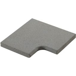 KANN Vios-Poolumrandung Innenrundung grau Beckenrandstein  45x30x30x4 cm, feingestrahlt