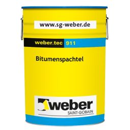 weber Kellerabdichtung weber.tec 911 Bitumenspachtel verschiedene Gebindegrößen