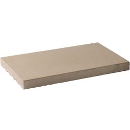 WESERWABEN Mauerabdeckung flach Naturgrau Länge 49cm, mit Abtropfkante, unterseitige Verzahnung