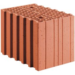 Wienerberger Poroton Planziegel T14 Ziegelstein Erhöhte Stabilität und Druckfestigkeit, hohe Rohdichte, verschiedene Wandstärken, ungefüllt