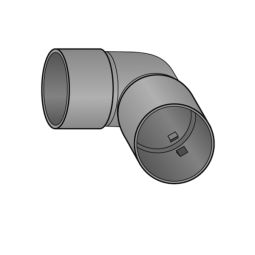 Drainagerohr Winkelstück 90° Drainage für FF-Drän