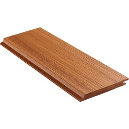 NATURinFORM WPC Fassadenverkleidung DIE GESTALTENDE EXKLUSIV bernsteinbraun Rhombusleiste einseitig geprägt, matt