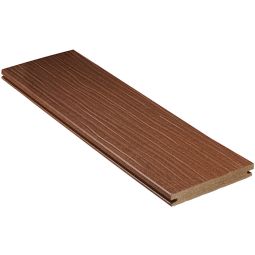 NATURinFORM WPC-Terrassendiele DIE EXKLUSIVE kastanienbraun massiv matte, einseitig geprägte Oberfläche, jede Diele ein Unikat