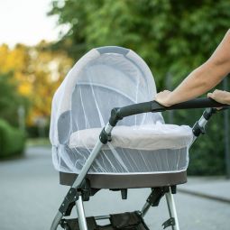 Windhager Kinderwagennetz 130x70x33cm weiß 4