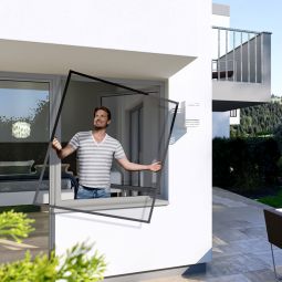 Windhager Insektenschutz Plus Rahmenfenster Anthrazit 3