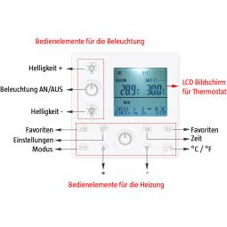 Jollytherm Infrarot Deckenheizkörper mit LED 8