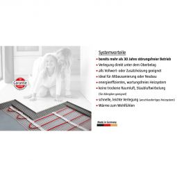 Wellker elektrische Fußbodenheizung E-Heat Comfort 5
