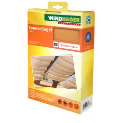 Windhager Sonnensegel-Seilspanntechnik Sand 3
