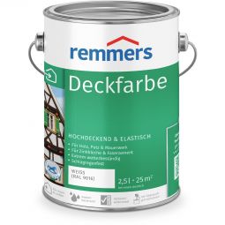 Remmers Deckfarbe weiß 3