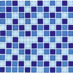 Glasmosaik Blau Mix 30x30 cm 4
