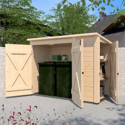 weka Gartenschrank Multibox 367 Naturbelassen 3
