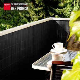 NOOR Sichtschutzmatte PVC anthrazit Sichtschutzzaun 3