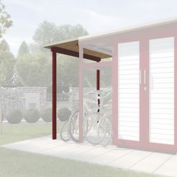 weka Fahrradunterstand-Verlängerung für Gartenschrank Garten[Q] 3