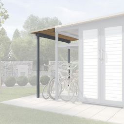 weka Fahrradunterstand-Verlängerung für Gartenschrank Garten[Q] 3