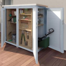 weka Gartenschrank Garten[Q] TERAS Grau 3