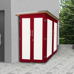 weka Gartenschrank Garten[Q] Kompakt Schwedenrot 3