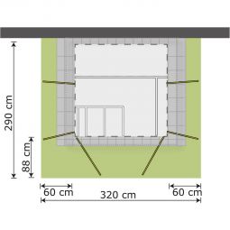 weka Gartenschrank Garten[Q] Multi Naturbelassen 4