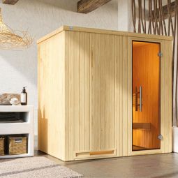 weka Elementsauna HALMSTAD Sparset natur 4