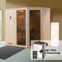 weka Elementsauna VARBERG Sparset natur 4