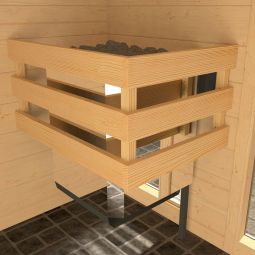 weka Premium Massivholz Elementsauna KEMI 11