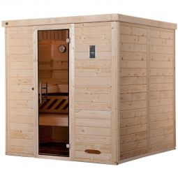 weka Premium Massivholz Elementsauna KEMI 4