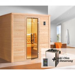 weka Premium Massivholz Sauna BERGEN 4