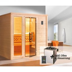 weka Premium Massivholz Sauna BERGEN 5