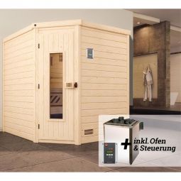 weka Premium Massivholz Sauna TURKU 4