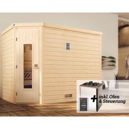 weka Premium Massivholz Sauna TURKU 7