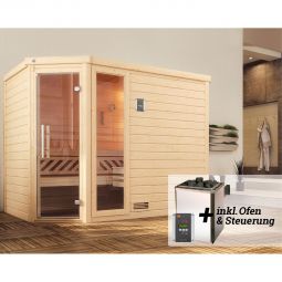 weka Premium Massivholz Sauna TURKU 11