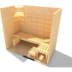 weka Kombikabine Infrarotkabine Sauna UPPSALA 4