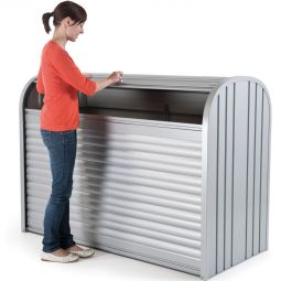 Biohort StoreMax Rollladenbox silber-metallic 3