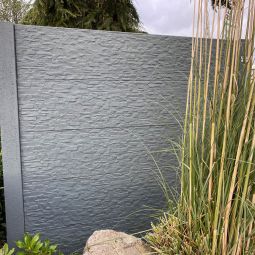 Beckers Betonzaun Standard Motiv Rockstone 4