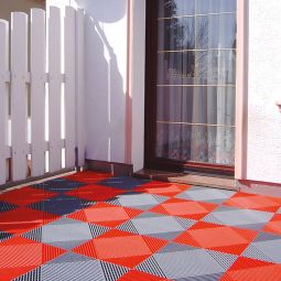 florco Klickfliese Kunststoff classic grau 4