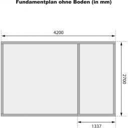 Karibu Woodfeeling Gartenhaus Mattrup Terragrau 10