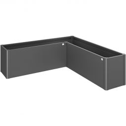 Biohort Pflanzbeet Belvedere L-Form dunkelgrau-metallic 4