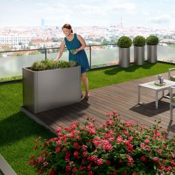 Biohort Pflanzbeet Belvedere quarzgrau-metallic 7