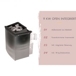 Karibu Fasssauna 1 naturbelassen 17