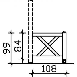 Skan Holz Brüstung Universal aus 3
