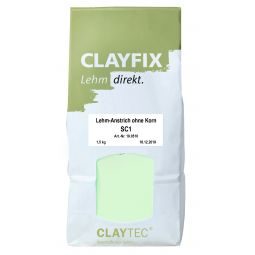 CLAYTEC Lehm-Anstrich Grün CLAYFIX ohne 3