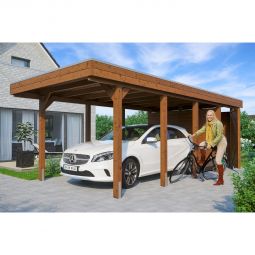 Skan Holz Einzelcarport Friesland mit 3
