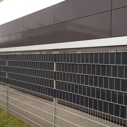 NOOR Sichtschutzstreifen Doppelstabzaun Textil anthrazit 4