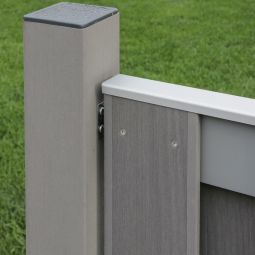 TraumGarten Sichtschutzzaun JUMBO WPC Pfosten 3