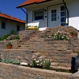 EHL Gartenmauer Mauersystem BossAntik naturbraun-nuanciert 4