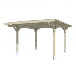Skan Holz Einzelcarport Odenwald Eiche 3